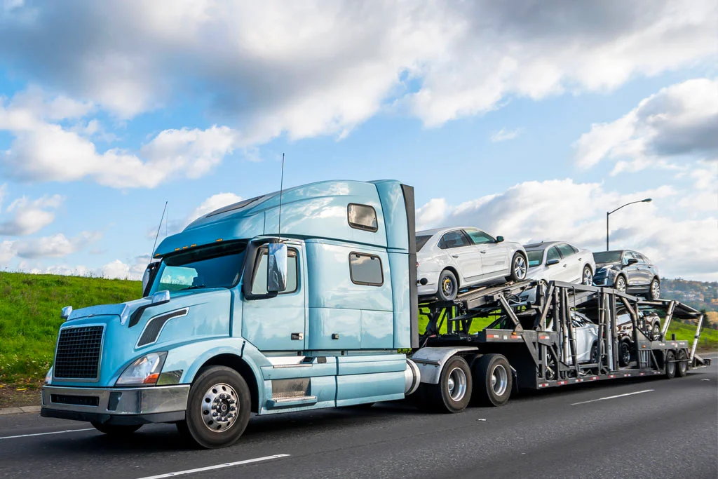 Transporters Deliver Near Construction Zones